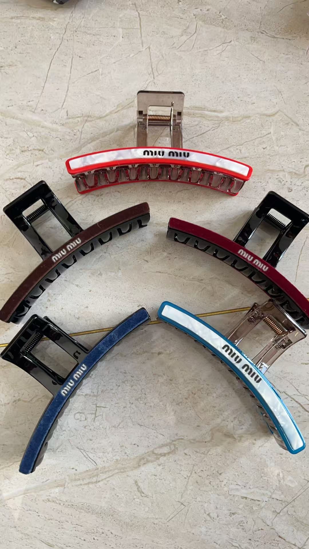Miu Miu Color Hair Clip Set (5Pcs)