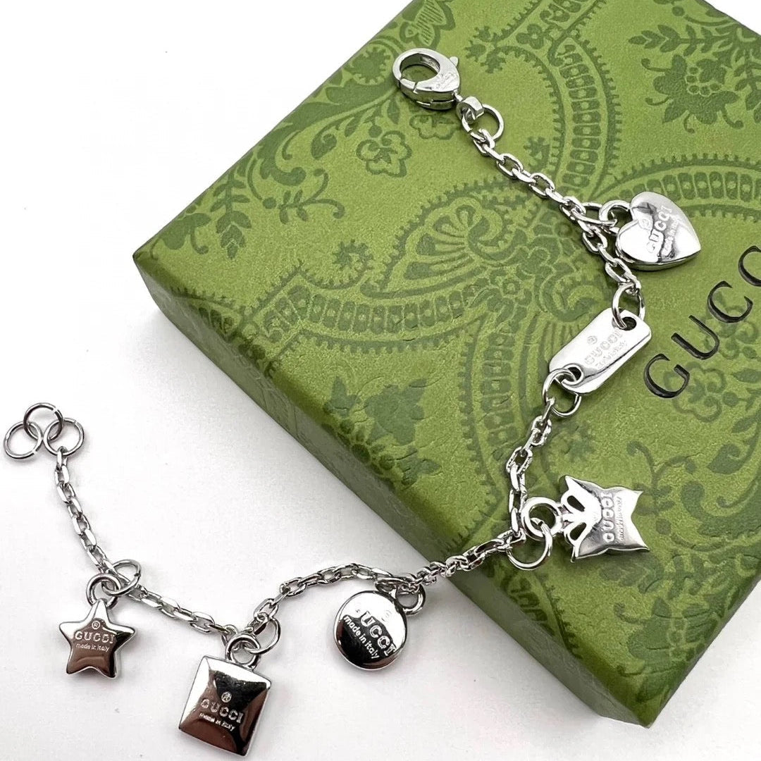 Gucci Five Pendants Bracelet