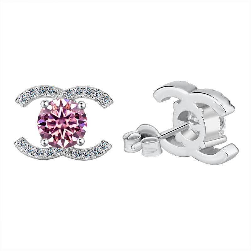 Chanel Colored Moissanite Earrings
