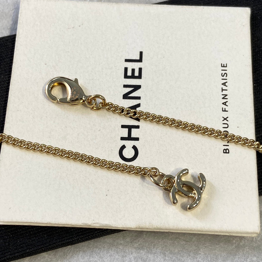 Chanel Gold Ball Necklace