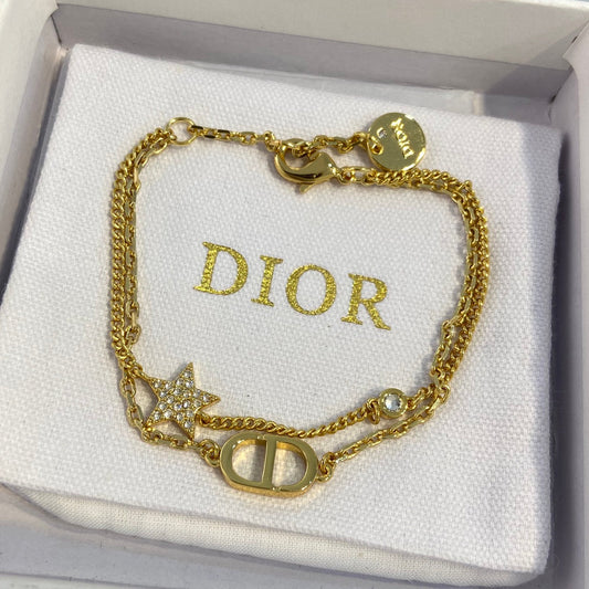 Dior Double Chain Bracelet