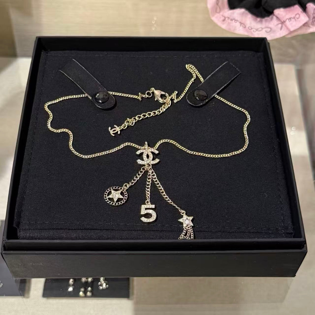 Chanel 25B Star No.5 Necklace
