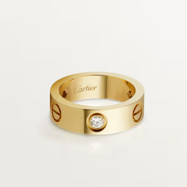 Cartier Love Ring Classic Model, 3 Diamonds