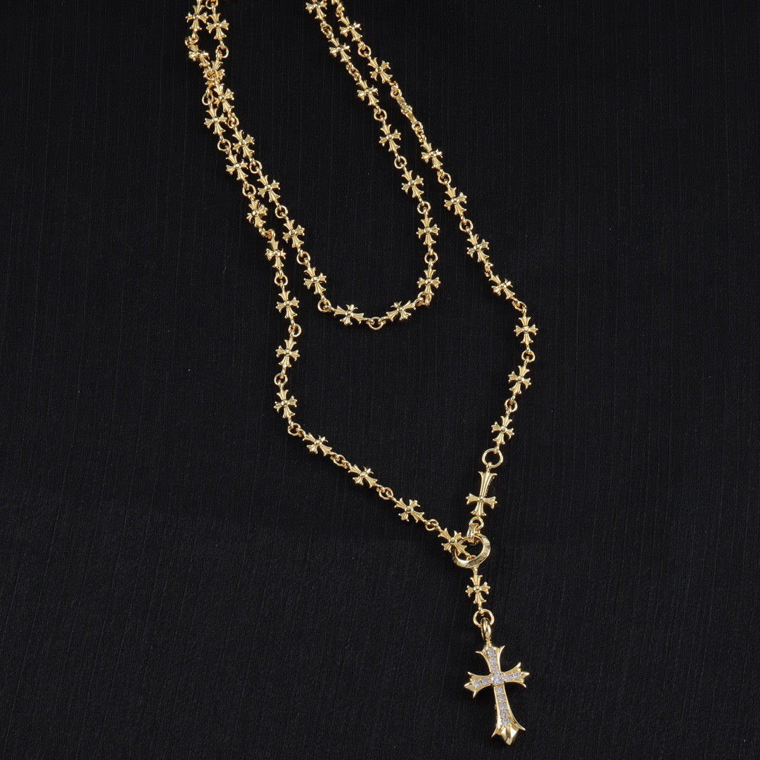 Chrome Hearts Plain Diamond Necklace