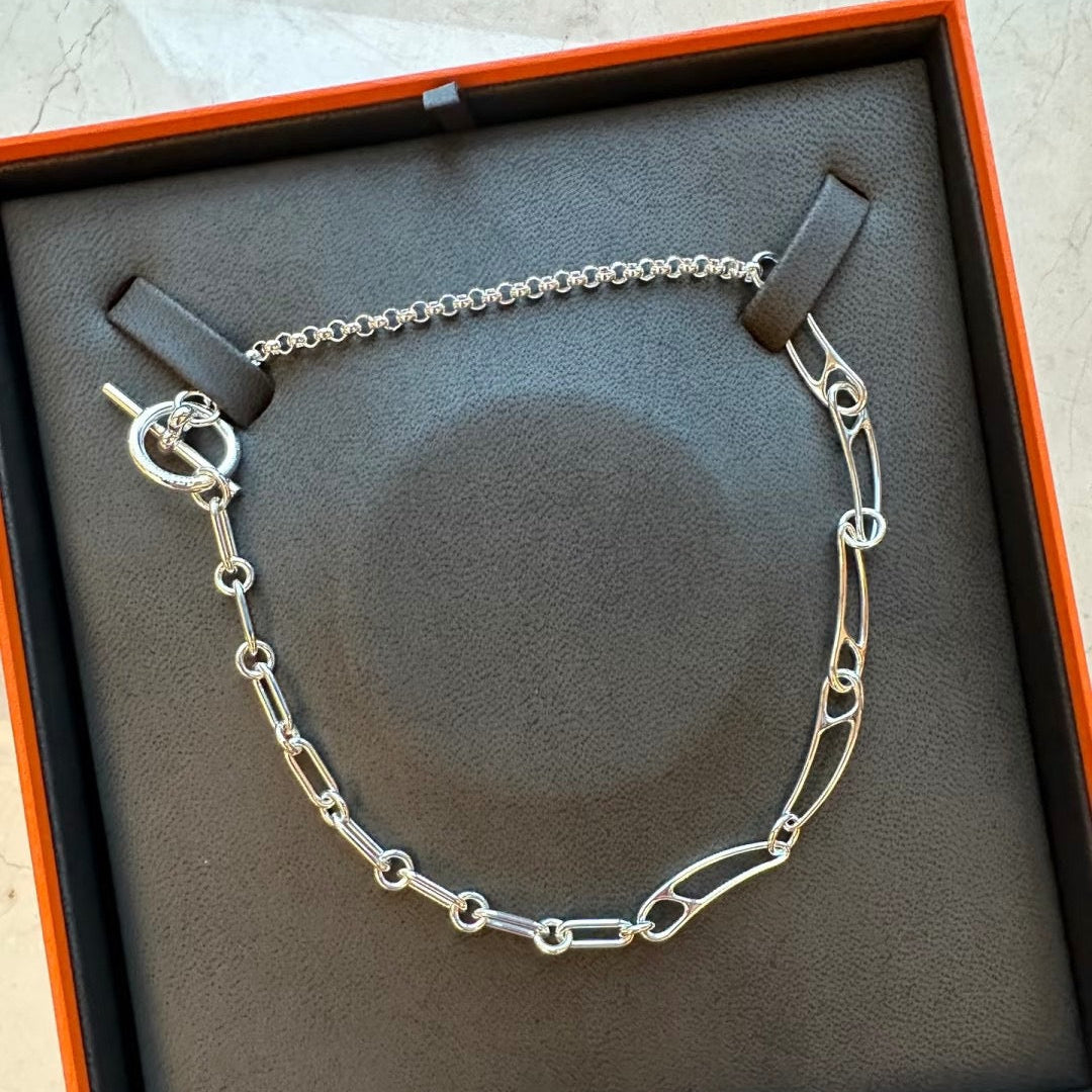 Hermes Chaine d’ancre Punk Necklace