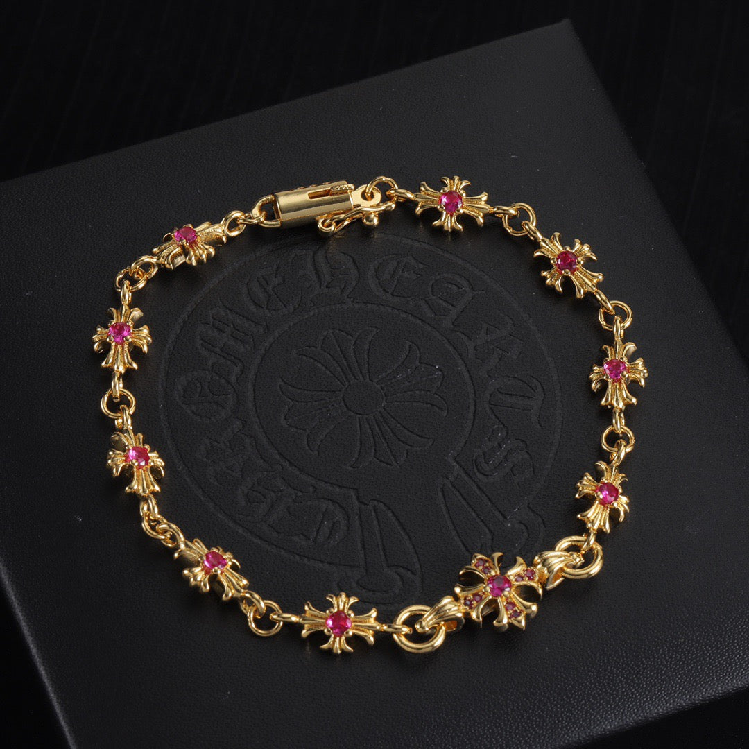Chrome Hearts Diamond Bracelet