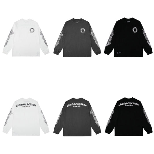 Chrome Hearts Men's Long-Sleeve Sweatshirt K8005