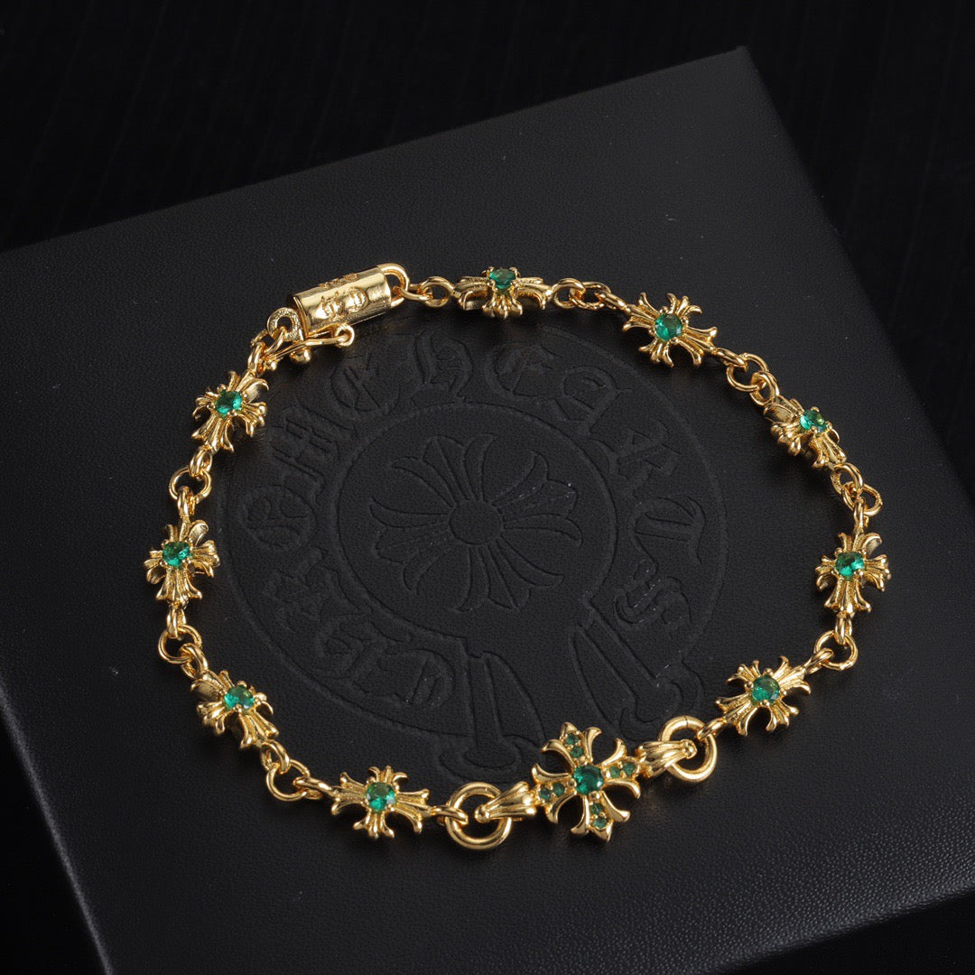 Chrome Hearts Diamond Bracelet