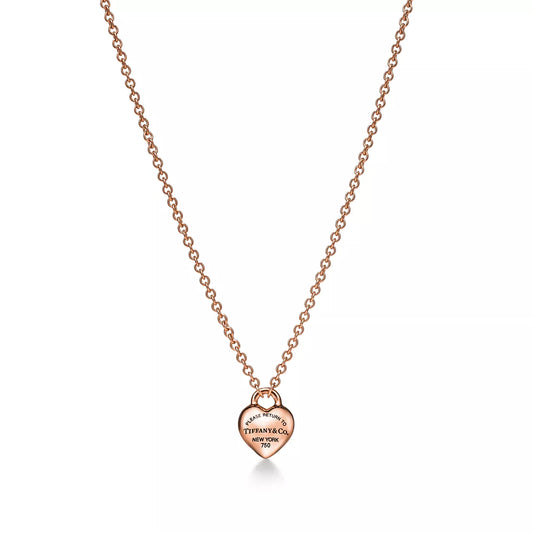 Tiffany Return to Tiffany Full Heart Pendant Necklace