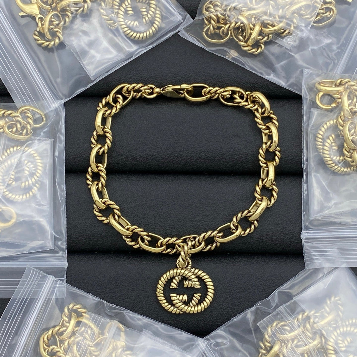 Gucci Cuban Necklace Bracelet
