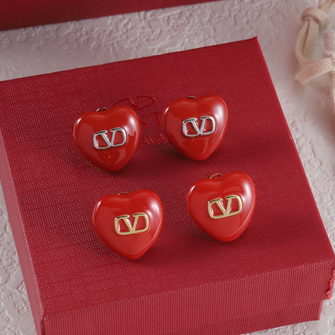Valentino Heart Earrings