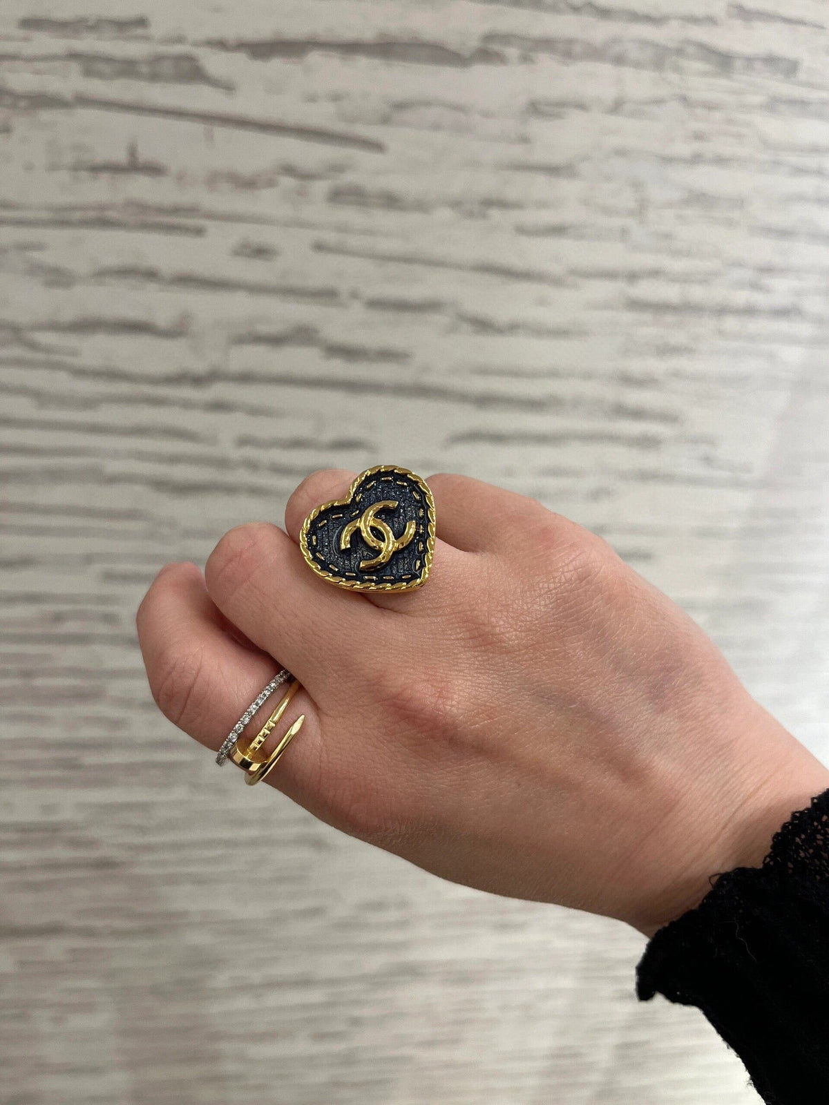 Chanel Denim Ring