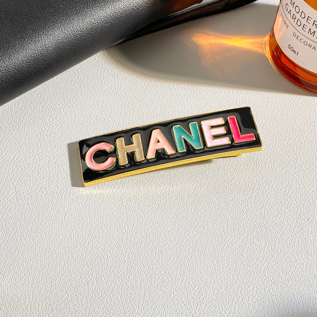 Chanel Colorful Hair Clip(3pcs Total)