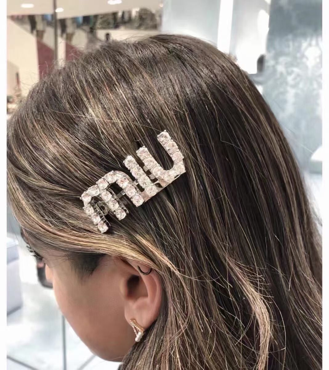 Miu Miu Diamond Hair Clip