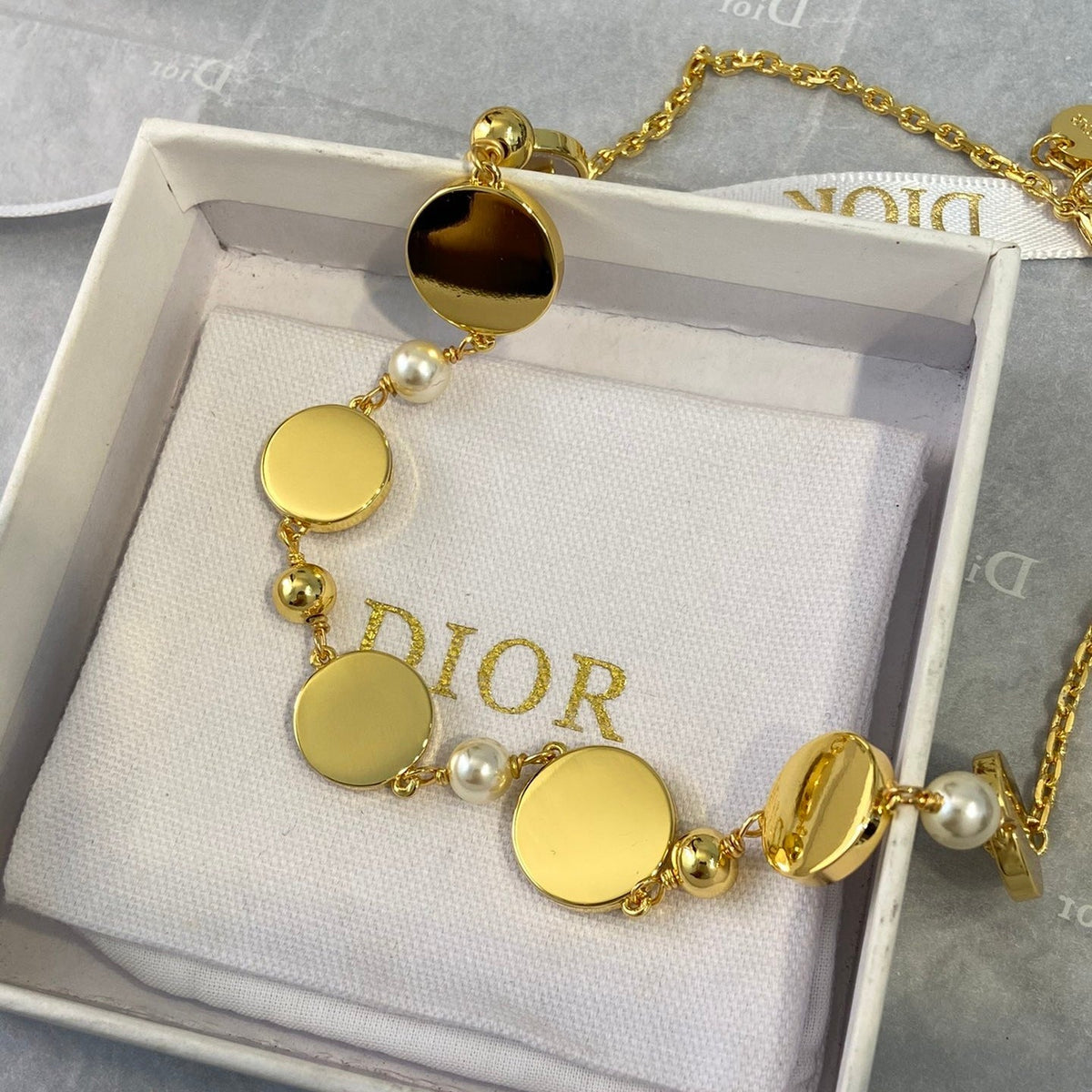 Dior Petite Circle Necklace
