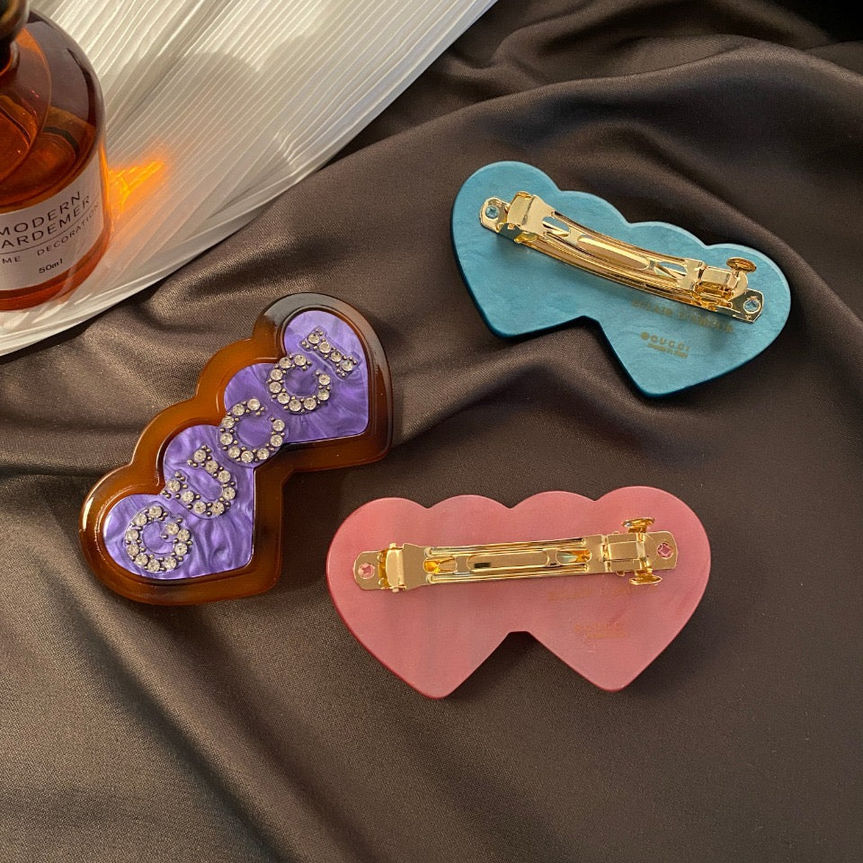 Gucci Colorful Hair Clip (3pcs Total)