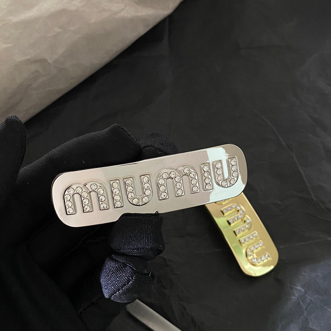 Miu Miu Hair Clip (2pcs Total)