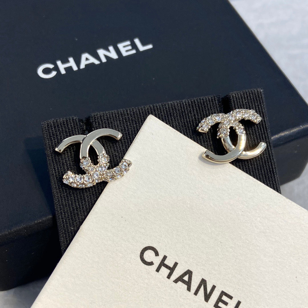 Chanel Half Side Earrings