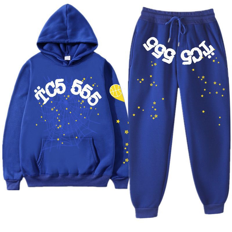 Hip Hop Spider Hoodie Set
