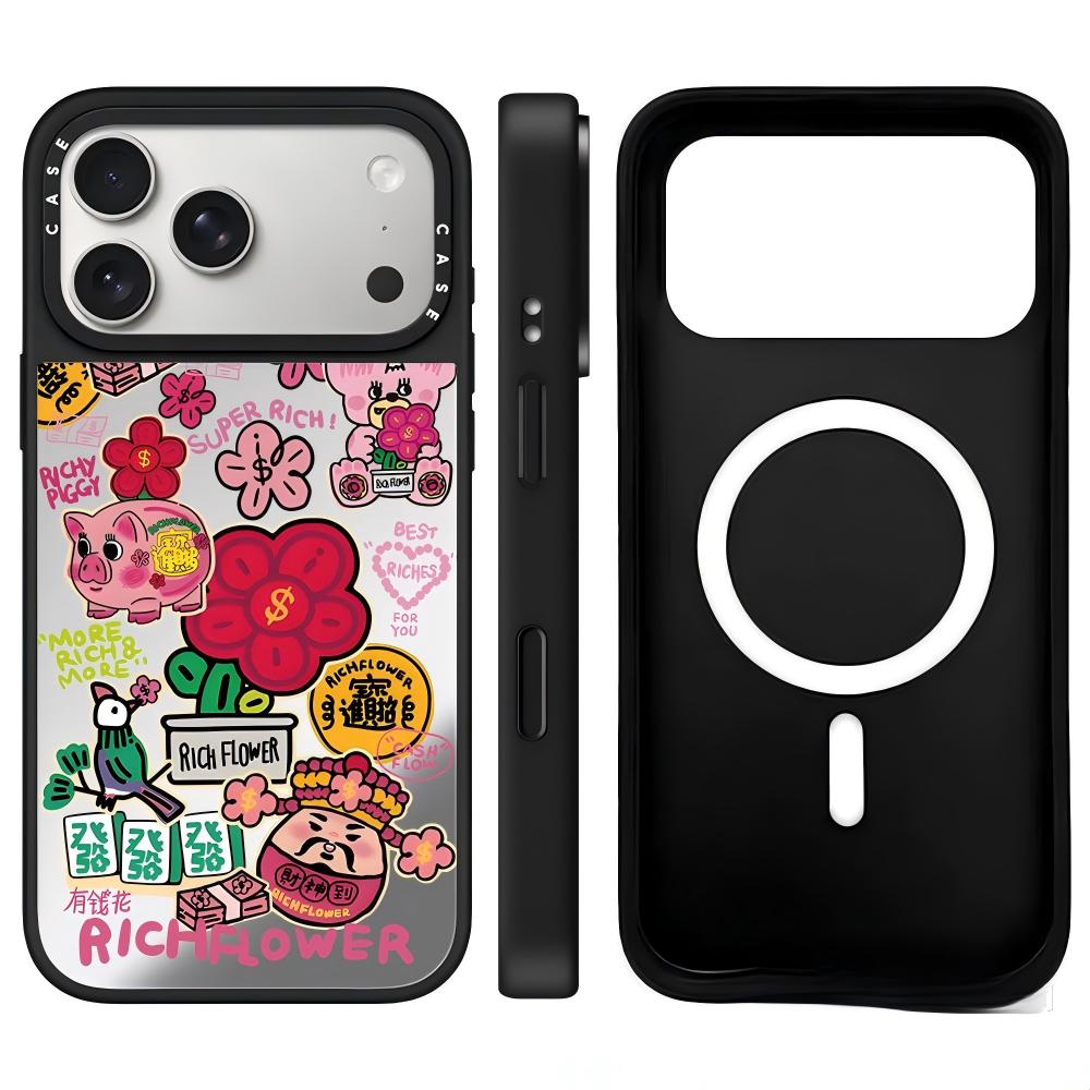 CASETiFY Rich Flower MagSafe Phone Case