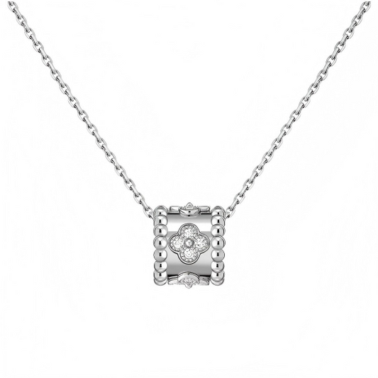 VCA Perlée Clovers Pendant Necklace