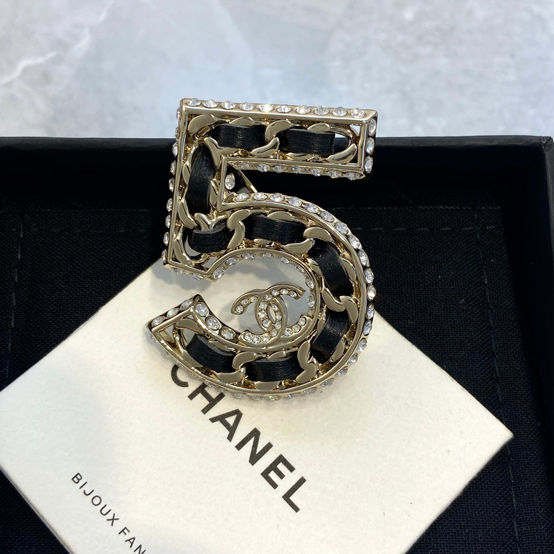 Chanel Number 5 Brooch