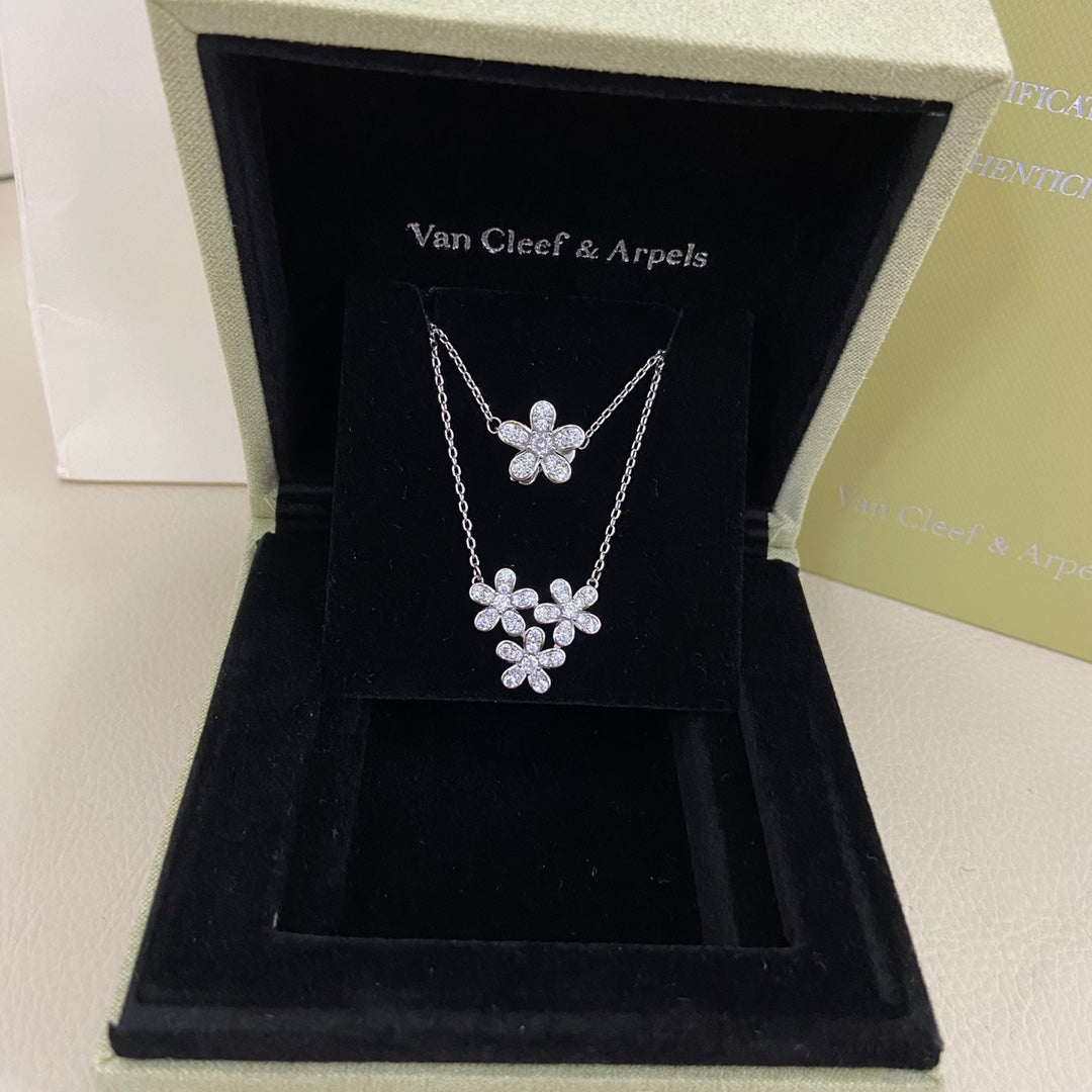 VCA Flower Diamond Necklace