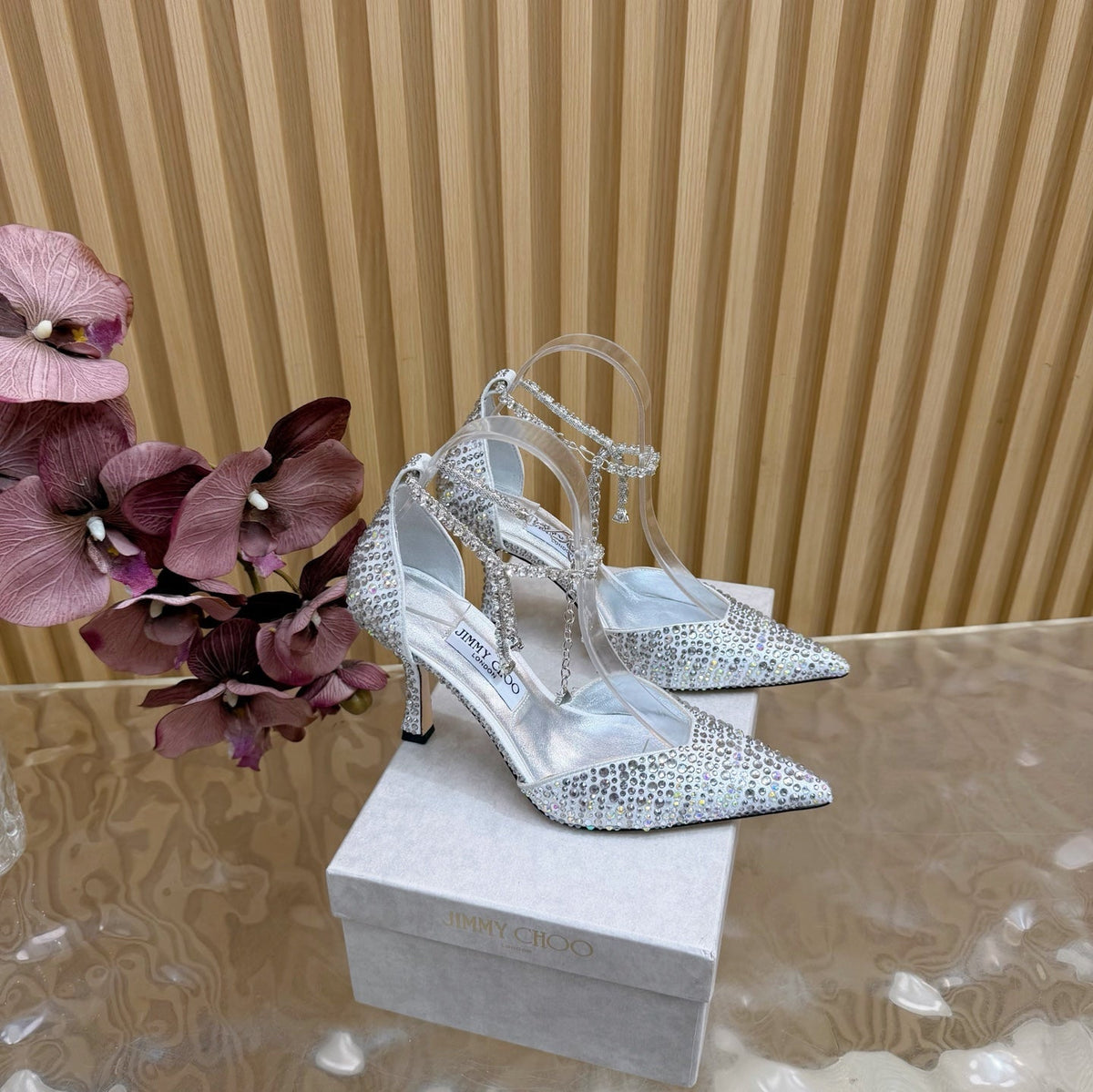 Jimmy Choo Sparkling High Heels