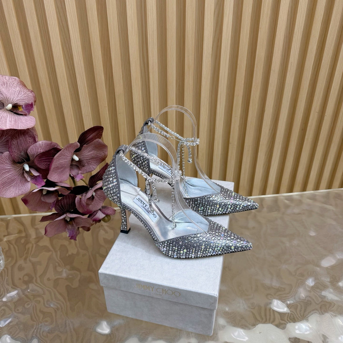 Jimmy Choo Sparkling High Heels