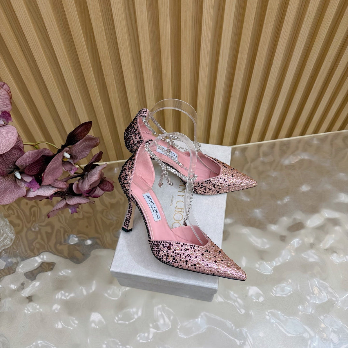 Jimmy Choo Sparkling High Heels