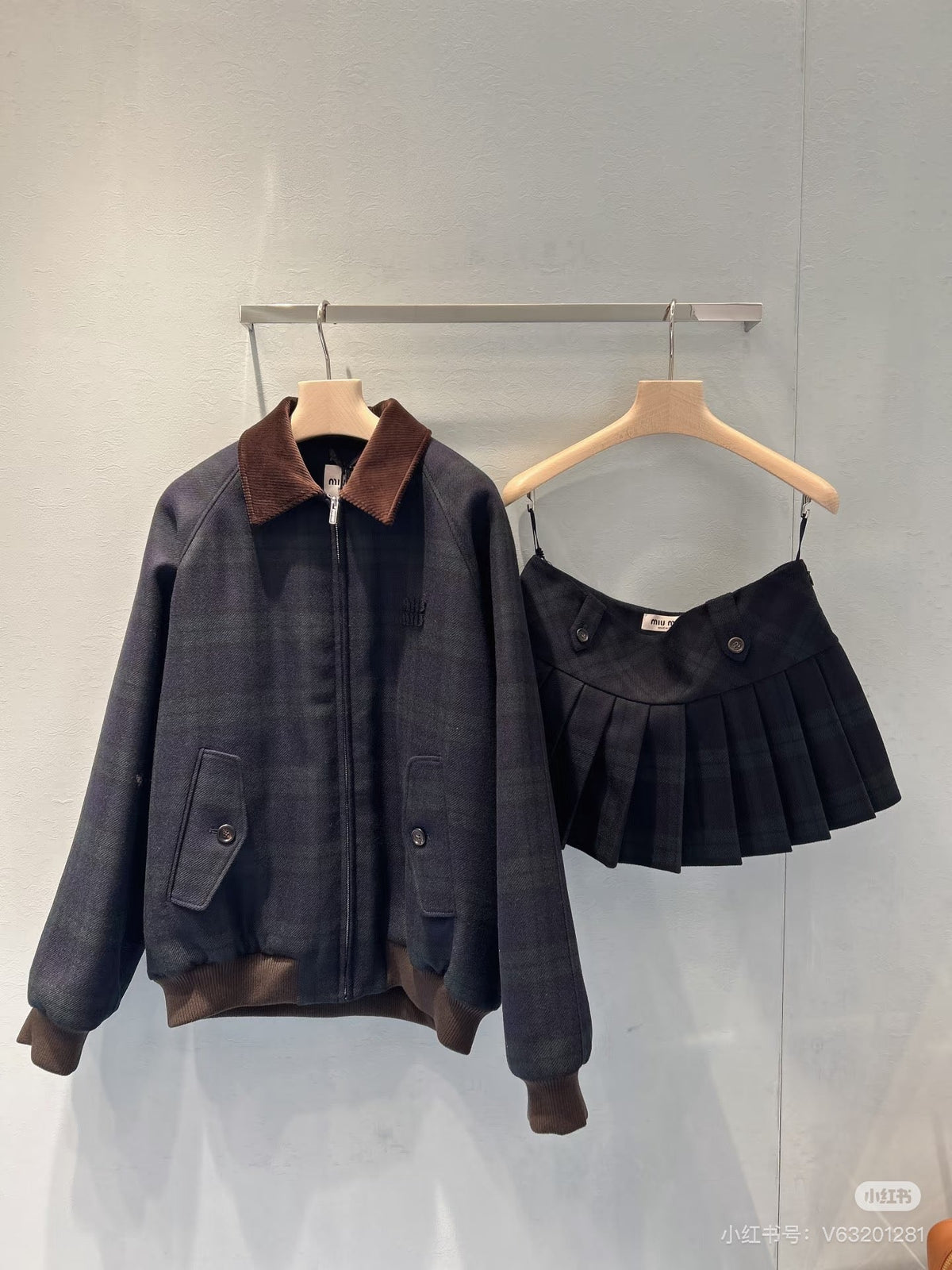 Miu Miu Blue Outfit Set