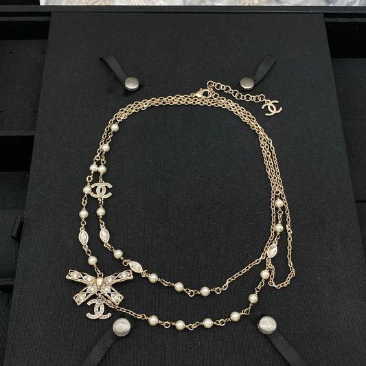 Chanel Bowknot Sweater Chain