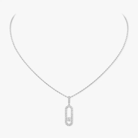 Messika Move Uno Pavé LM Diamond Necklace